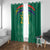 South Africa Cricket Custom Window Curtain Proteas Green