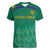 South Africa Cricket Custom Women V-Neck T-Shirt Proteas Green