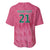 South Africa Cricket Custom Baseball Jersey Proteas Pink LT9 - Wonder Print Shop