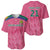 South Africa Cricket Custom Baseball Jersey Proteas Pink LT9 - Wonder Print Shop