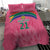 South Africa Cricket Custom Bedding Set Proteas Pink LT9 - Wonder Print Shop