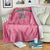 South Africa Cricket Custom Blanket Proteas Pink