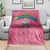 South Africa Cricket Custom Blanket Proteas Pink