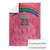 South Africa Cricket Custom Blanket Proteas Pink