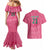 South Africa Cricket Custom Couples Matching Mermaid Dress and Hawaiian Shirt Proteas Pink LT9 - Wonder Print Shop