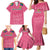 South Africa Cricket Custom Family Matching Mermaid Dress and Hawaiian Shirt Proteas Pink LT9 - Wonder Print Shop