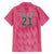 South Africa Cricket Custom Family Matching Off The Shoulder Long Sleeve Dress and Hawaiian Shirt Proteas Pink - Wonder Print Shop