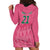 South Africa Cricket Custom Hoodie Dress Proteas Pink - Wonder Print Shop