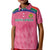 South Africa Cricket Custom Kid Polo Shirt Proteas Pink - Wonder Print Shop