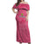 South Africa Cricket Custom Off Shoulder Maxi Dress Proteas Pink - Wonder Print Shop