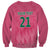 South Africa Cricket Custom Sweatshirt Proteas Pink