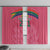 South Africa Cricket Custom Window Curtain Proteas Pink