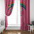 South Africa Cricket Custom Window Curtain Proteas Pink