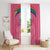 South Africa Cricket Custom Window Curtain Proteas Pink