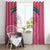 South Africa Cricket Custom Window Curtain Proteas Pink