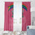 South Africa Cricket Custom Window Curtain Proteas Pink