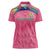 South Africa Cricket Custom Women Polo Shirt Proteas Pink - Wonder Print Shop