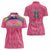 South Africa Cricket Custom Women Polo Shirt Proteas Pink - Wonder Print Shop