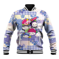 Personalized Japanese Kawaii Sushi Baseball Jacket Blue Wagara Palaka This Is How I Roll - Wonder Print Shop