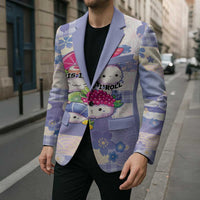 Personalized Japanese Kawaii Sushi Blazer Blue Wagara Palaka This Is How I Roll - Wonder Print Shop