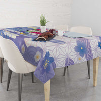 Japanese Kawaii Sushi Tablecloth Blue Wagara Palaka This Is How I Roll - Wonder Print Shop