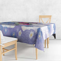 Japanese Kawaii Sushi Tablecloth Blue Wagara Palaka This Is How I Roll - Wonder Print Shop