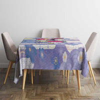 Japanese Kawaii Sushi Tablecloth Blue Wagara Palaka This Is How I Roll - Wonder Print Shop