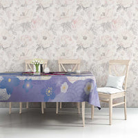 Japanese Kawaii Sushi Tablecloth Blue Wagara Palaka This Is How I Roll - Wonder Print Shop
