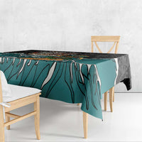 Personalized Japanese Koi Fish Ramen Tablecloth Tiki Surfing Wagara Hibiscus Pattern - Wonder Print Shop