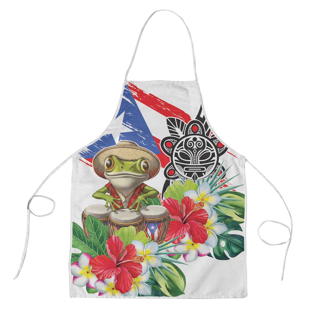 Coqui Frog Puerto Rico Apron No No Suelte La Bandera