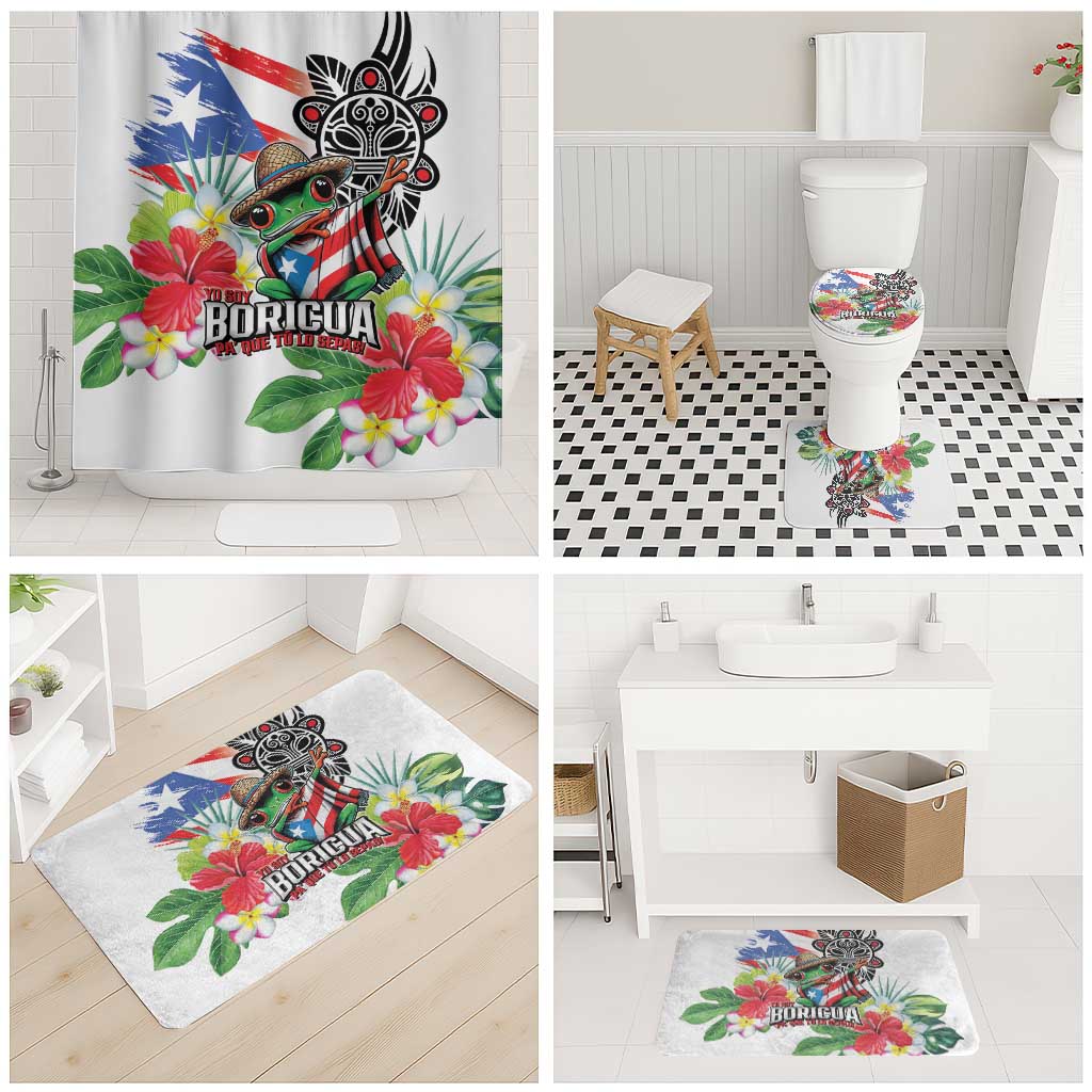 Puerto Rican Yo Soy Boricua Bathroom Set