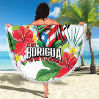 Puerto Rican Yo Soy Boricua Beach Blanket
