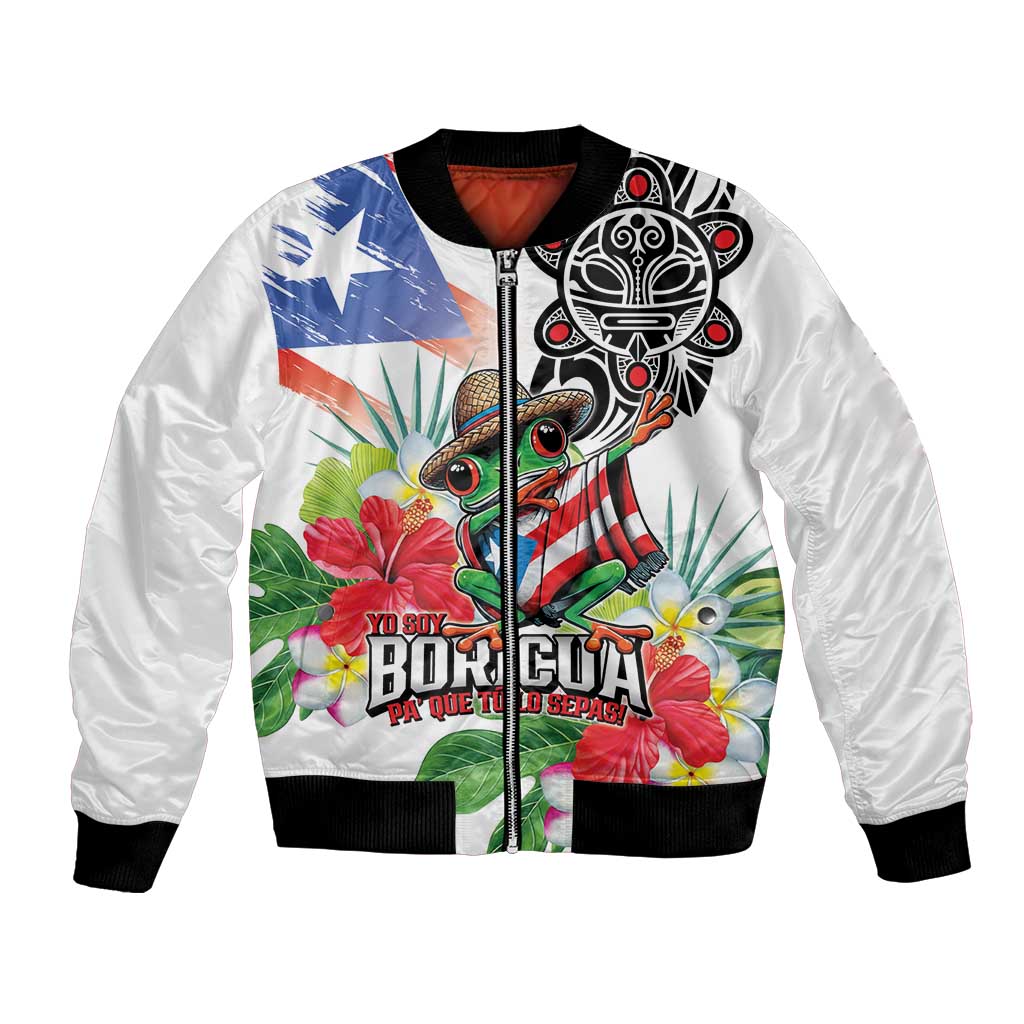 Puerto Rican Yo Soy Boricua Bomber Jacket