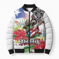 Puerto Rican Yo Soy Boricua Bomber Puffer Jacket