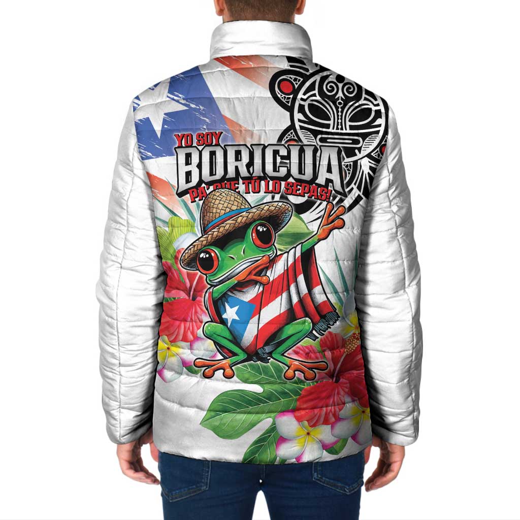 Puerto Rican Yo Soy Boricua Padded Jacket