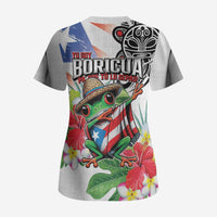 Puerto Rican Yo Soy Boricua Scrub Top