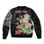 Personalized Japanese Koi Fish Bomber Jacket with Polynesian Pattern LT9 - Wonder Print Shop