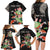 Personalized Japanese Koi Fish Family Matching Long Sleeve Bodycon Dress and Hawaiian Shirt with Polynesian Pattern LT9 - Wonder Print Shop