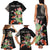 Personalized Japanese Koi Fish Family Matching Tank Maxi Dress and Hawaiian Shirt with Polynesian Pattern - Wonder Print Shop