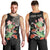 Personalized Japanese Koi Fish Men Tank Top with Polynesian Pattern - Wonder Print Shop