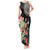 Personalized Japanese Koi Fish Tank Maxi Dress with Polynesian Pattern - Wonder Print Shop