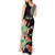 Personalized Japanese Koi Fish Tank Maxi Dress with Polynesian Pattern - Wonder Print Shop