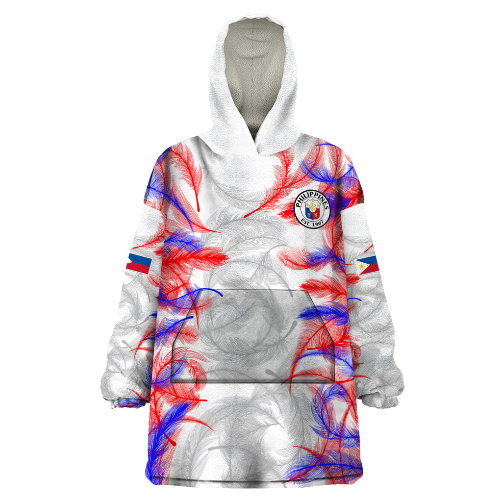 2023 Philippines Anzkals Football Wearable Blanket Hoodie Pilipinas Be Unique - Wonder Print Shop