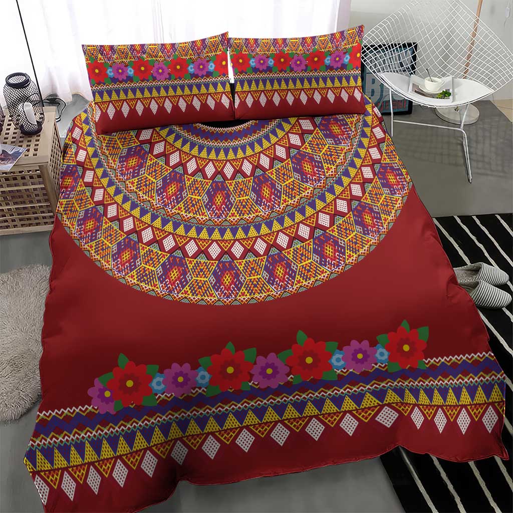 Greenland Costume Bedding Set Tradional Kalaallisuut Pattern