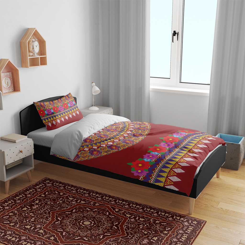 Greenland Costume Bedding Set Tradional Kalaallisuut Pattern