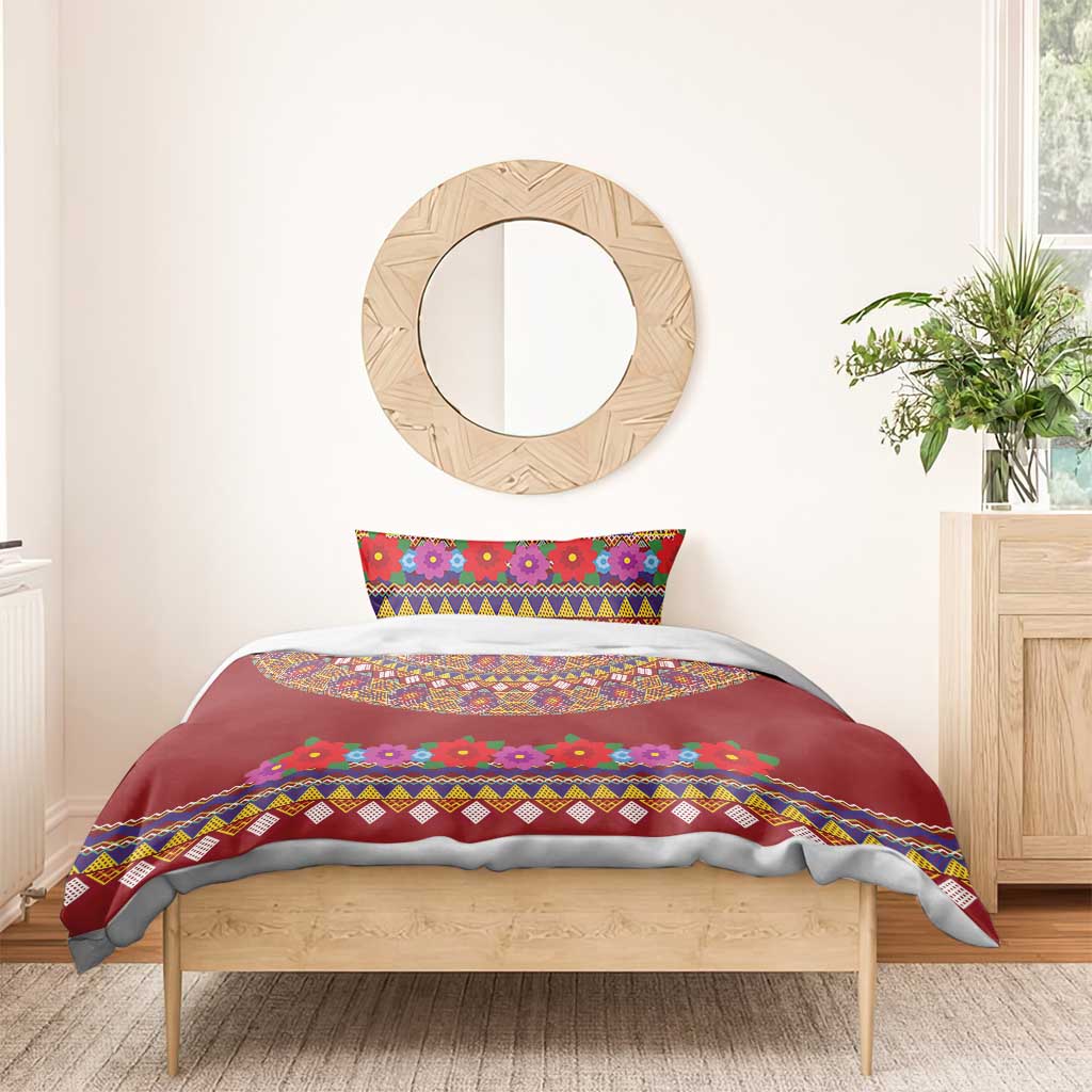Greenland Costume Bedding Set Tradional Kalaallisuut Pattern