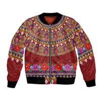 Greenland Costume Bomber Jacket Tradional Kalaallisuut Pattern
