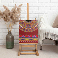 Greenland Costume Canvas Wall Art Tradional Kalaallisuut Pattern
