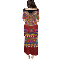 Greenland Costume Puletasi Tradional Kalaallisuut Pattern