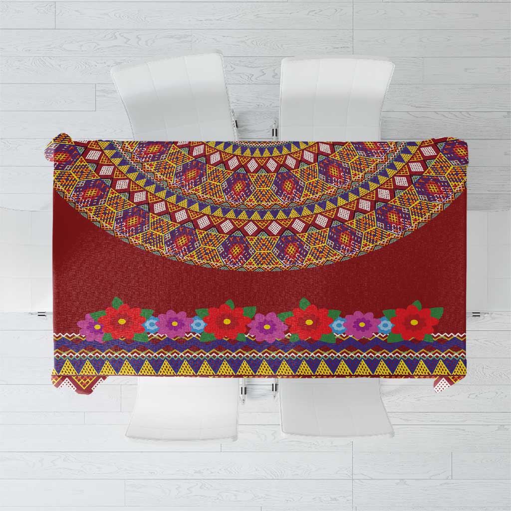 Greenland Costume Tablecloth Tradional Kalaallisuut Pattern